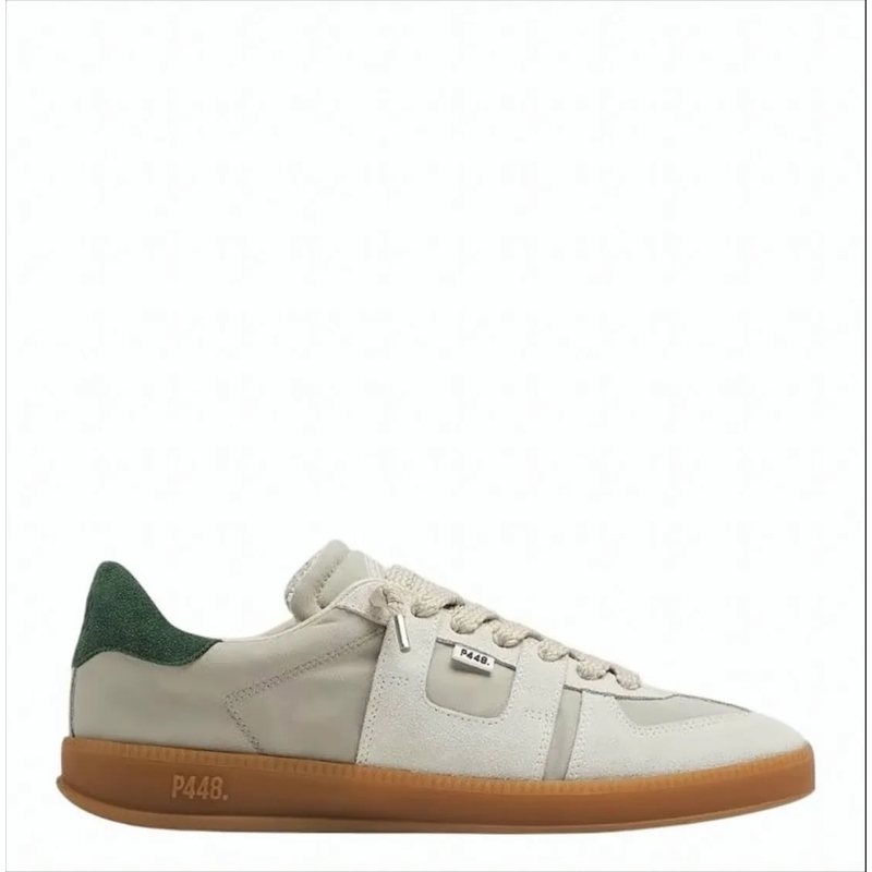 P448 Sneaker basse Beige Nylon And Suede Monza Sneakers Neutrals