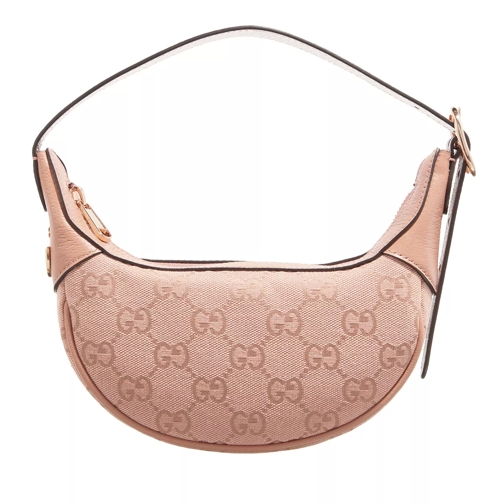 Gucci Mini Ophidia GG Shoulder Bag Cloche Rio Pink Liten väska