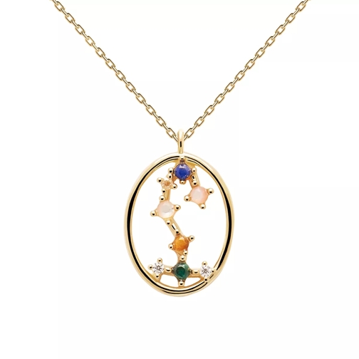 PDPAOLA Necklace SCORPIO Yellow Gold Short Necklace