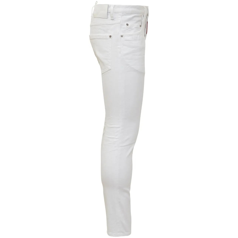 Dsquared2 Slim-Fit-Jeans Jeans Slim Fit Cinque Tasche weiß(Image 3)