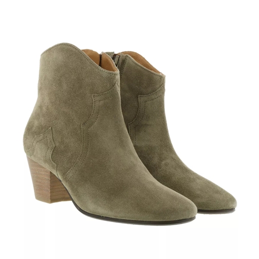 Isabel Marant Dicker Ankle Boots Leather Taupe Stiefelette