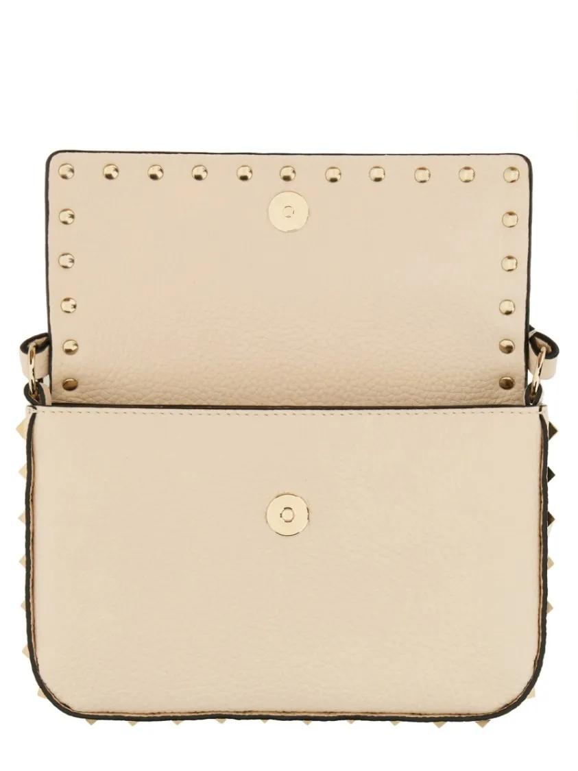 Thumbnail - Valentino Garavani Hobo Bags - Mini "Rockstud" Bag - Gr. unisize - in Beige - für Damen