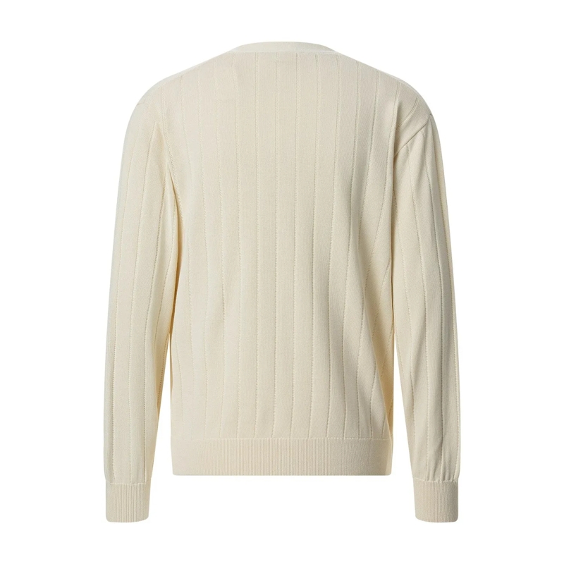 Lacoste Strickjacke Strickjacke mit Logo weiß(Image 2)