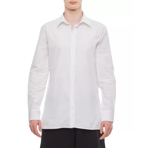 Givenchy Contemporary Ls Shirt W 4G Embroidery White 