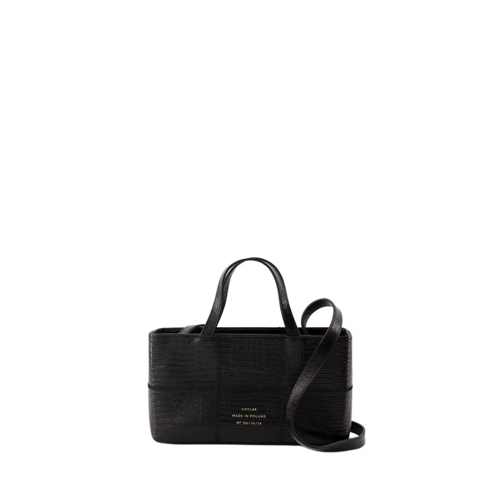 Chylak Fourre-tout Mini Shopping Bag - Leather - Black Black