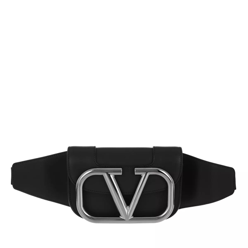 Valentino Garavani V Crossbody Bum Bag Black Belt Bag