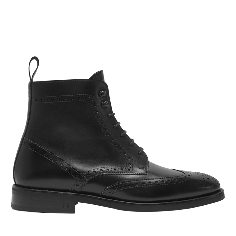 Henry Stevens Bottes Schnürboots Winston FBDB2 schwarz