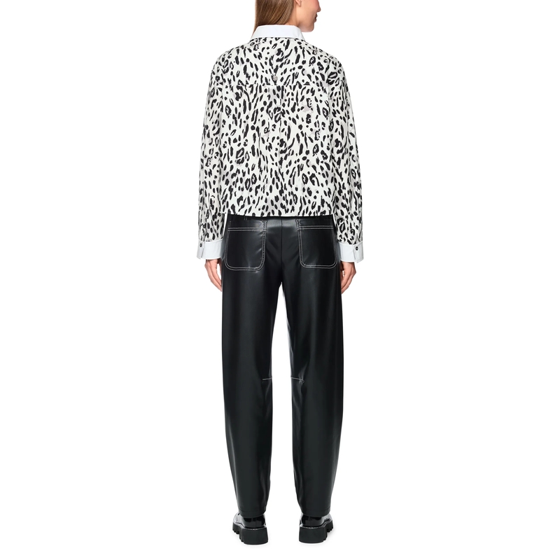 Marc Cain Bluse white and black | Bluse