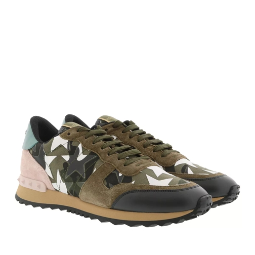 Valentino Garavani Camouflage Sneakers Khaki Low-Top Sneaker