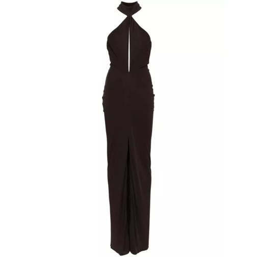 Tom Ford Sable Brown Maxi Dress Brown 