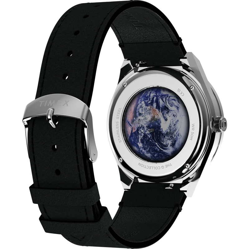 Timex Quarzuhr Quarz-Analoguhr Q Timex Vintage Inspired Nasa schwarz(Image 5)