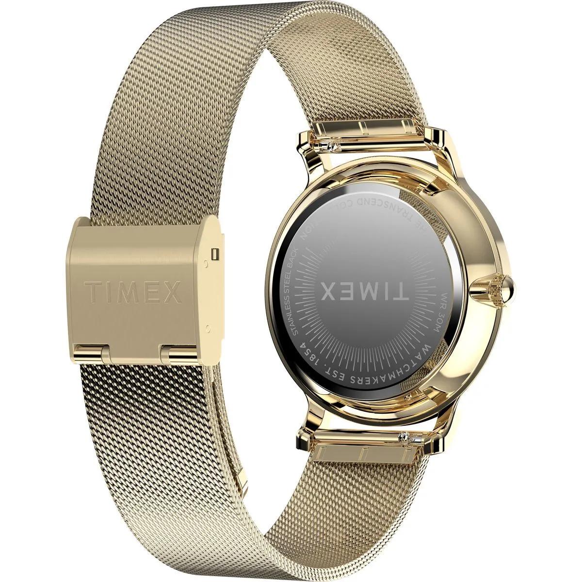 Thumbnail - Timex Uhr - Quarz-Analoguhr Transcend - Gr. unisize - in Gold - für Damen