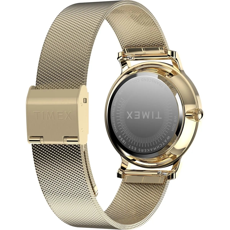 Timex Quarzuhr Quarz-Analoguhr Transcend gold(Image 5)