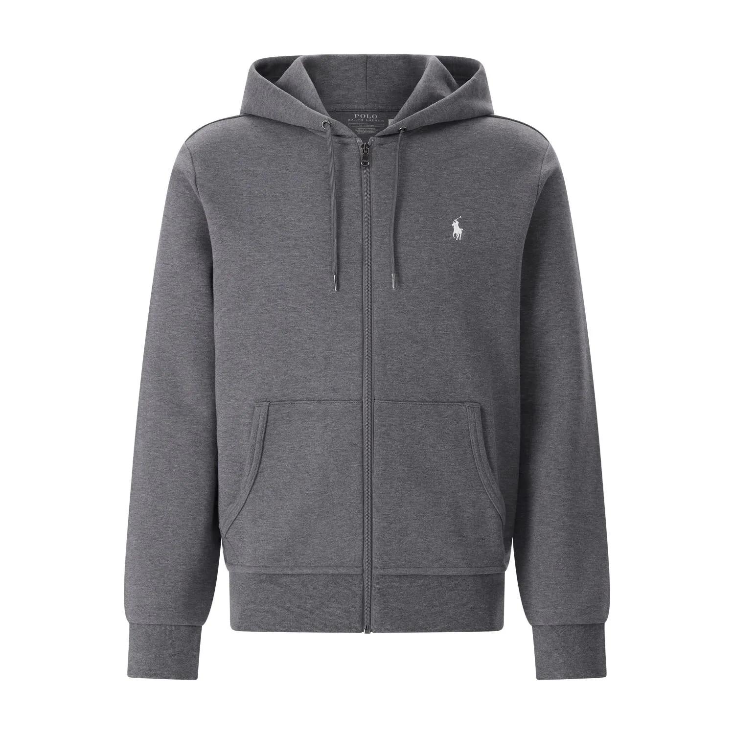 Polo Ralph Lauren - Sweatjacke mit Logo - Größe XXL - grau