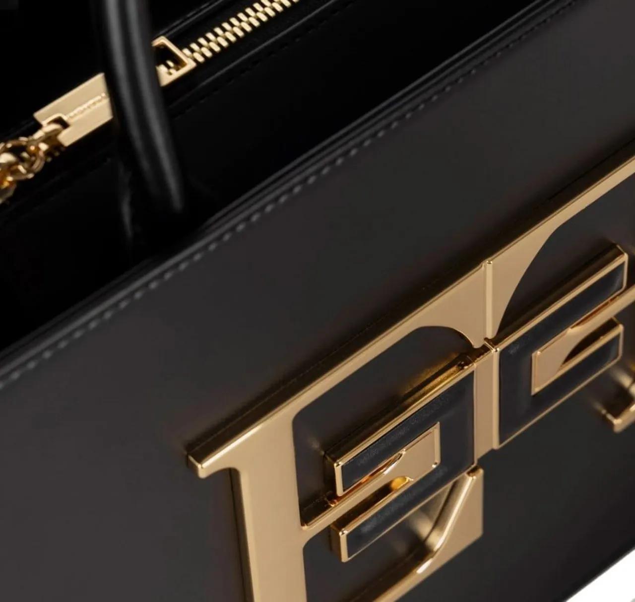 Elisabetta Franchi Crossbody bags Black in zwart