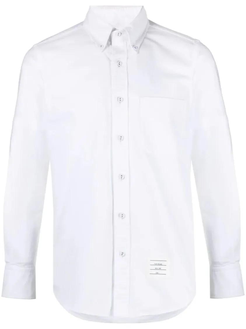 Thumbnail - Thom Browne - Cotton Shirt - Größe 1 - weiß