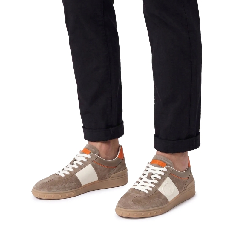 Valentino Garavani Schnürschuhe Sneaker aus Veloursleder schwarz(Image 6)