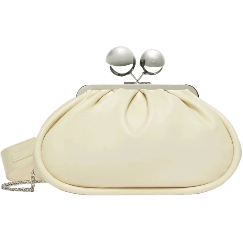 Max Mara Tote Bags Ivory weiß