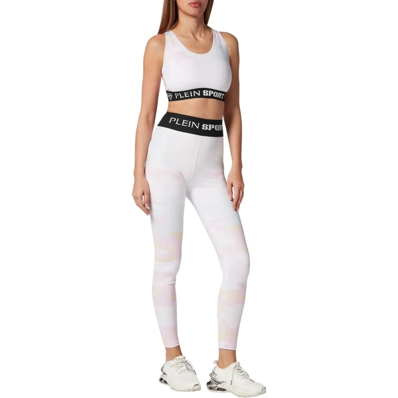 Plein Sport Leggings Leggings Camouflage weiss(Image 4)