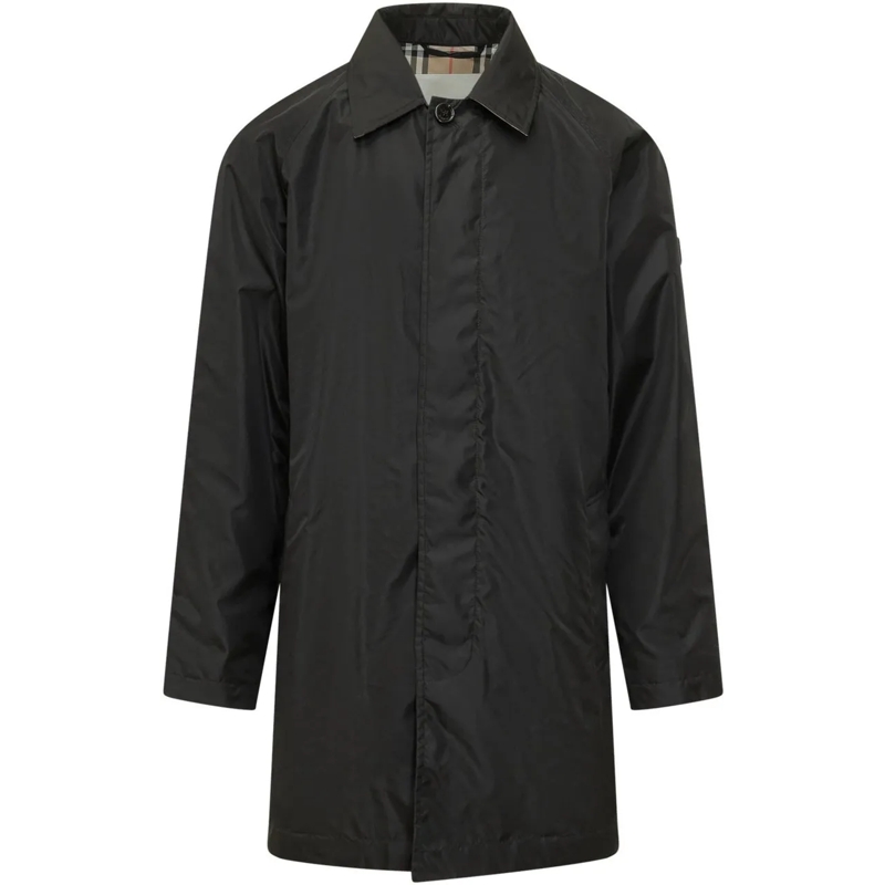 Burberry Parka Ridgewood Coat Impermeabile Uomo schwarz
