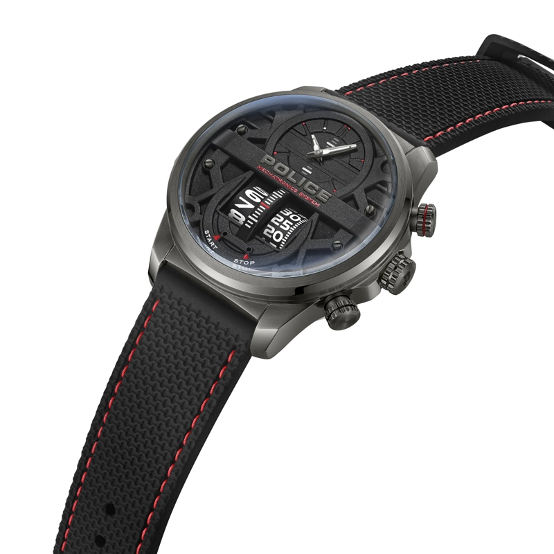 Police Automatikuhr Quarzuhr Rotorcrom grau(Image 2)