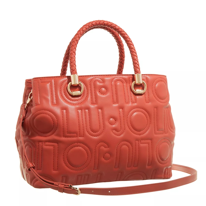LIU JO Tote Ecs M Satchel Double Zip  Red Tea(Image 4)