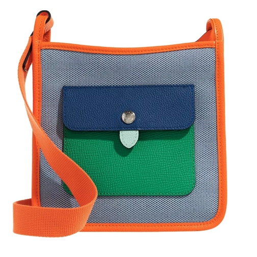 Longchamp Zipped Crossbody Bag Small Bleu/Orange Crossbody Bag