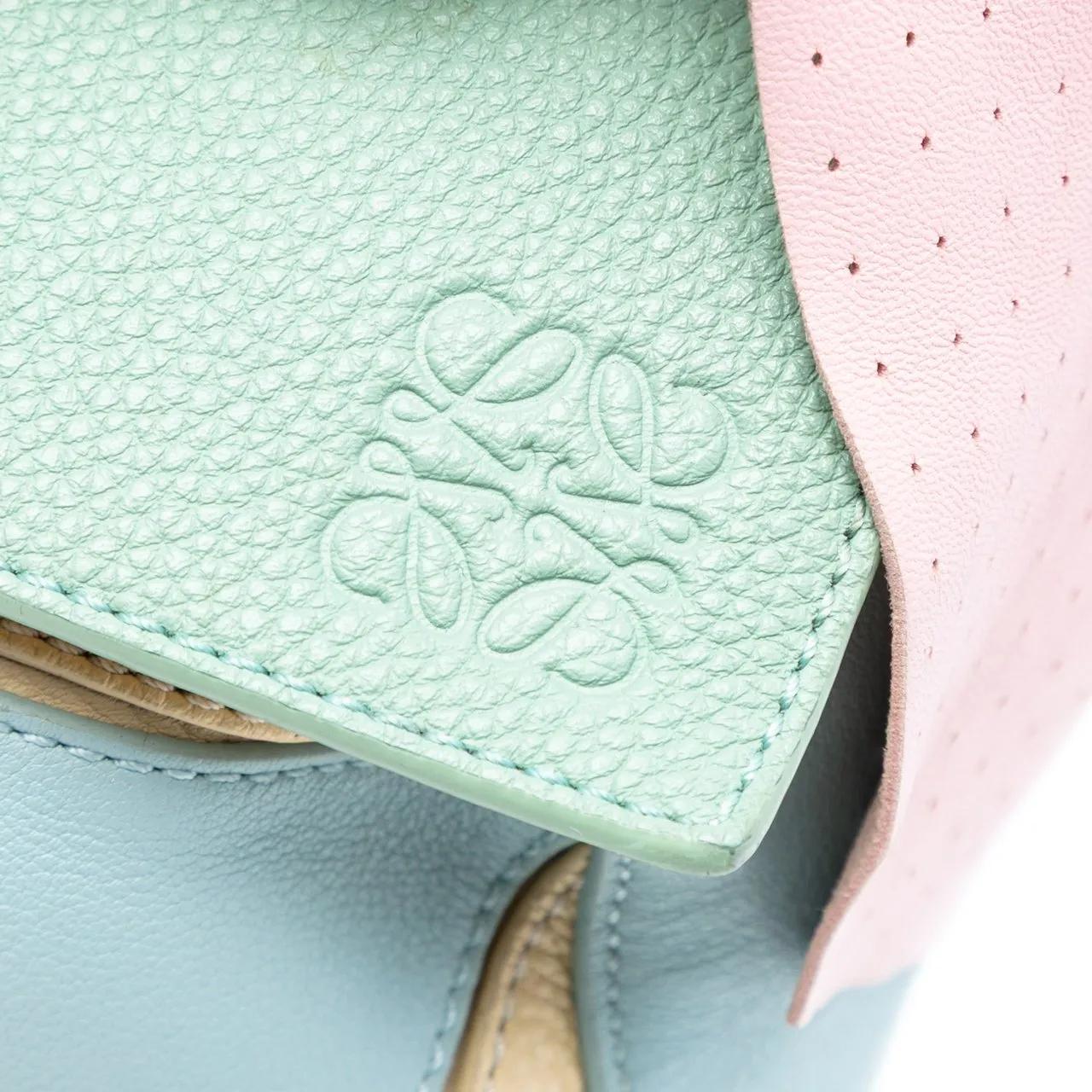 Thumbnail - Loewe Hobo Bags - Medium Multicolor Leather Puzzle Satchel - Gr. unisize - in Gold - für Damen