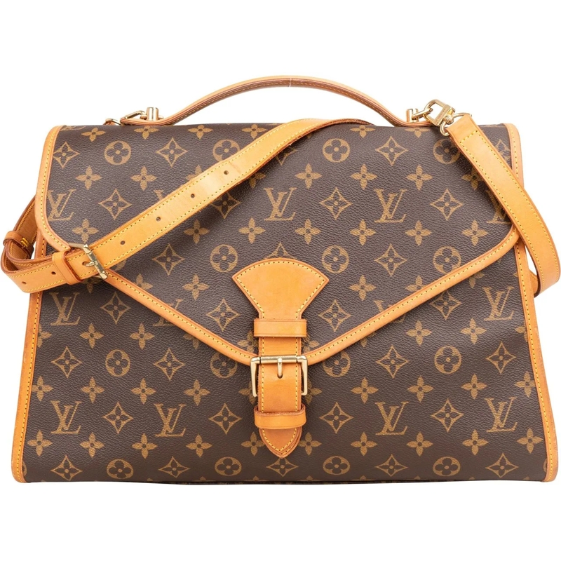 Louis Vuitton Tote Louis Vuitton Canvas Monogram Bel Air Handbag braun