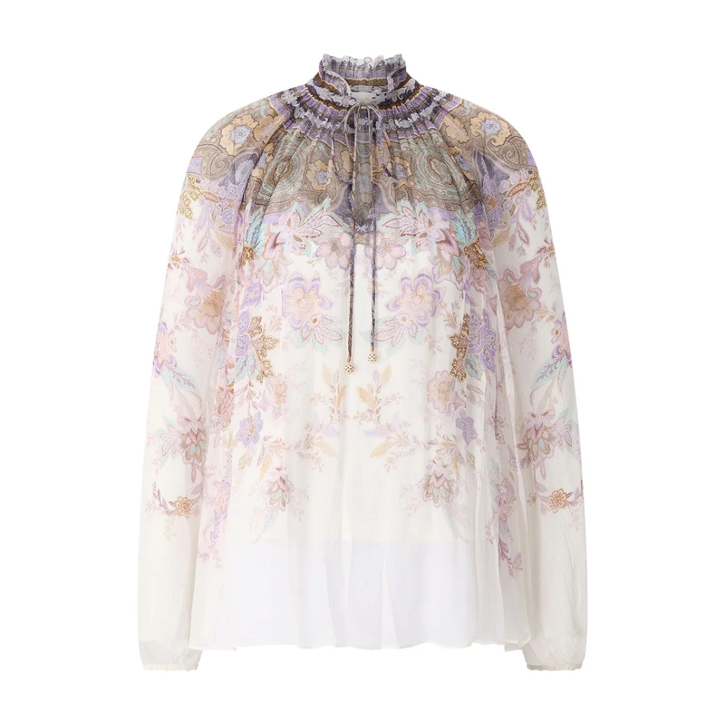 Zimmermann Blouse Bluse Luna Billow mehrfarbig
