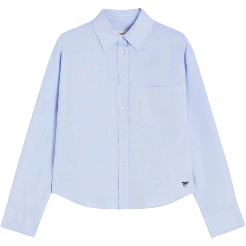 Max Mara Chemisier Max Mara Weekend Nuoro Blouses Lichtblauw 25251161 blau