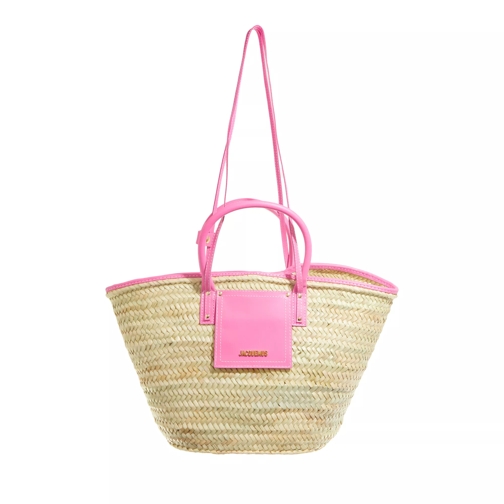 Jacquemus Le Panier Soli Neon Pink Basket Bag
