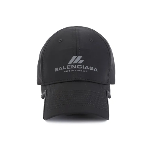 Balenciaga Black Polyester Cap Black 