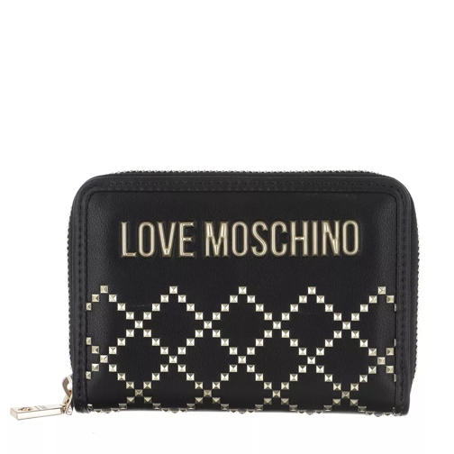 Love Moschino Wallet Nero Portefeuille à fermeture Éclair