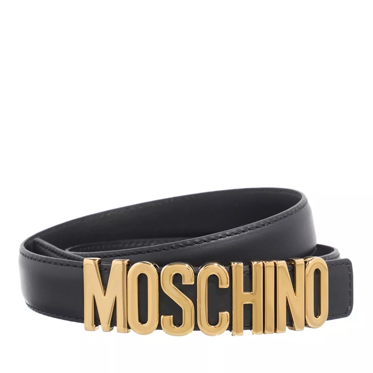 Moschino Belts Nero | Leather Belt