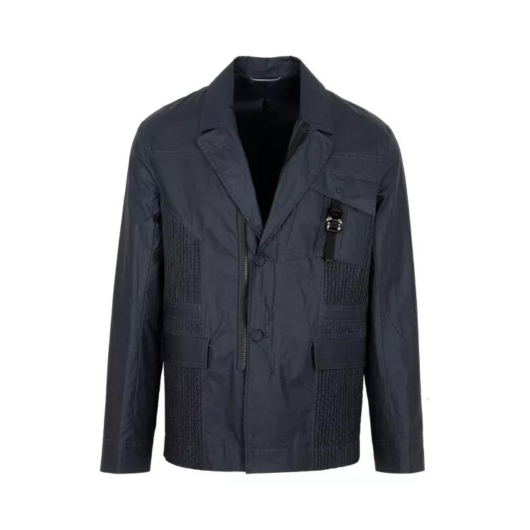 Christian Dior - Navy Cotton Workwear Jacket - Größe 46 - blue