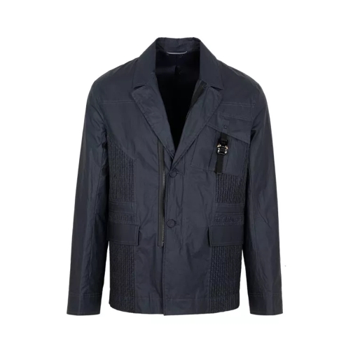 Christian Dior Navy Cotton Workwear Jacket Blue 