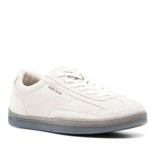 Stone Island Low-Top Sneaker - Compass Sneakers - Gr. 40 (EU) - in Weiß - für Damen