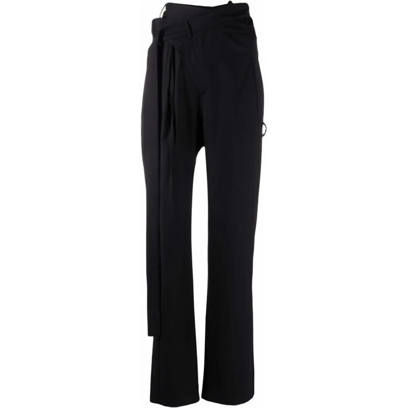 Ottolinger  Signature Wrap Suit Trousers Inkblack schwarz