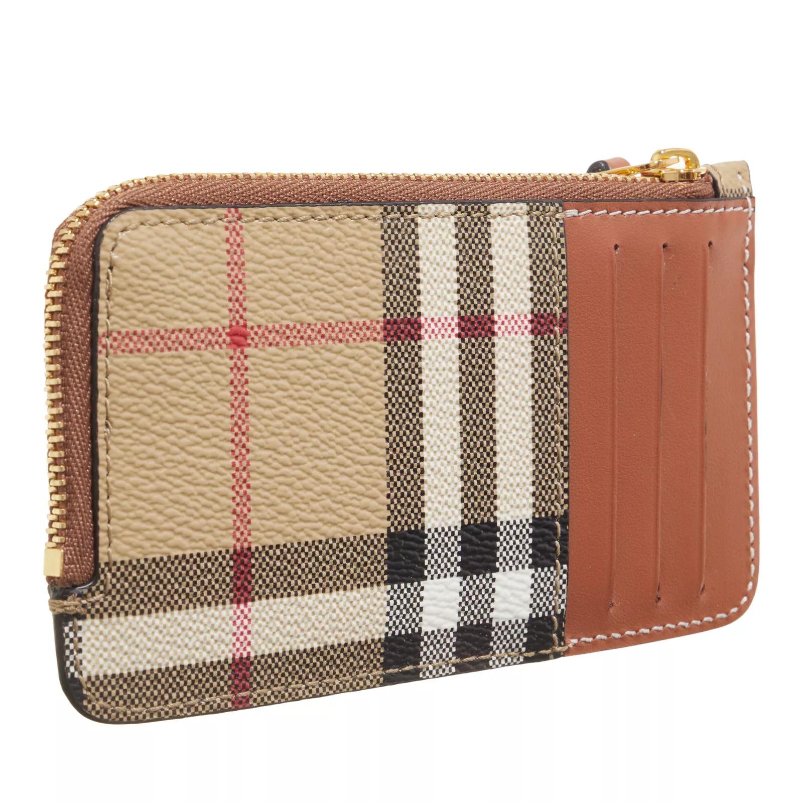 Burberry checkered sales wallet