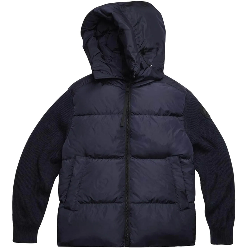 Canada Goose Daunenjacke Heren Hybridge Grove Knit Hoody blau