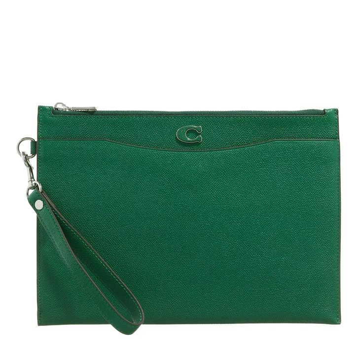 Coach wristlet online leather