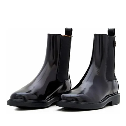 Tod's Leather Chelsea Boots Black Stiefel