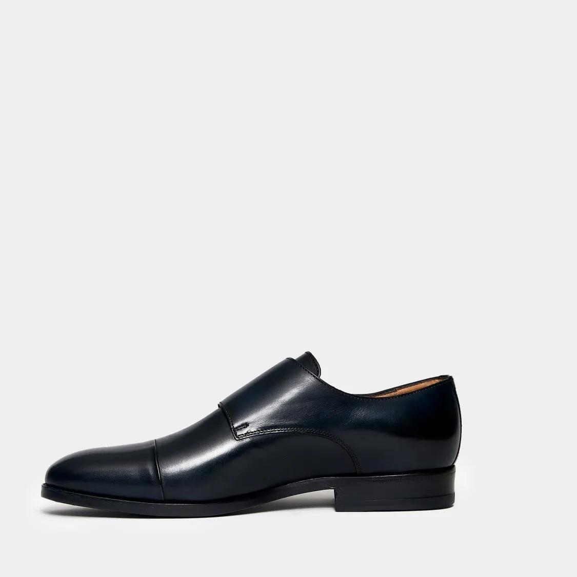 Thumbnail - Ortigni Loafer - Double Buckle In Blue Calfskin - Gr. 44 (EU) - in Blau - für Damen