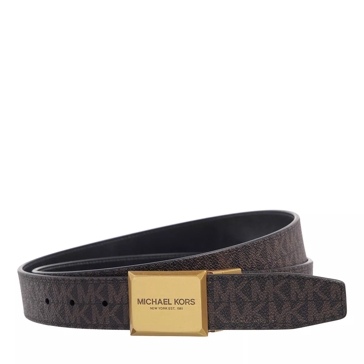 Brown michael kors belt hot sale