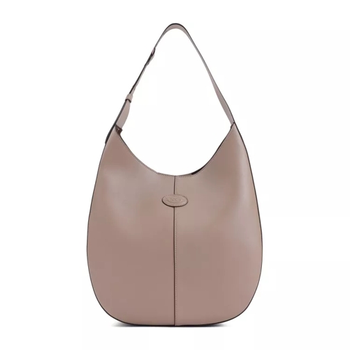 Tod's Di Bag Hobo In Leather Brown Sac à bandoulière