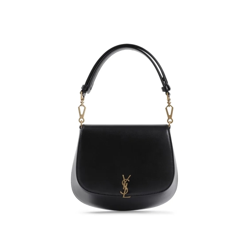 Saint Laurent Ysl Bascule Cloche Shoulder Bag Black Schultertasche