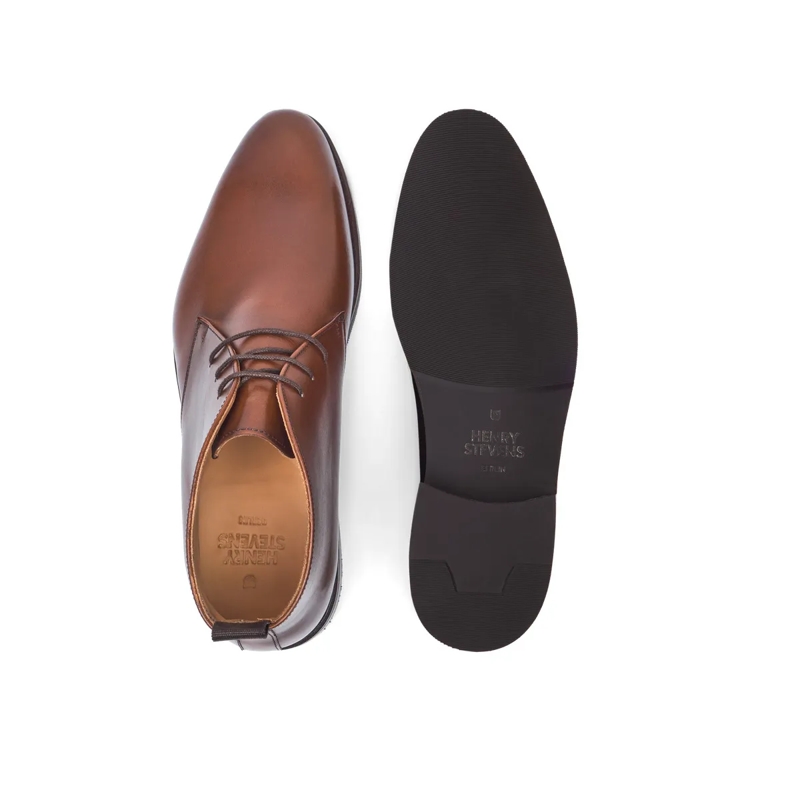 Henry Stevens Bottes Schnürboots Marshall GB2 mittel-braun(Image 4)