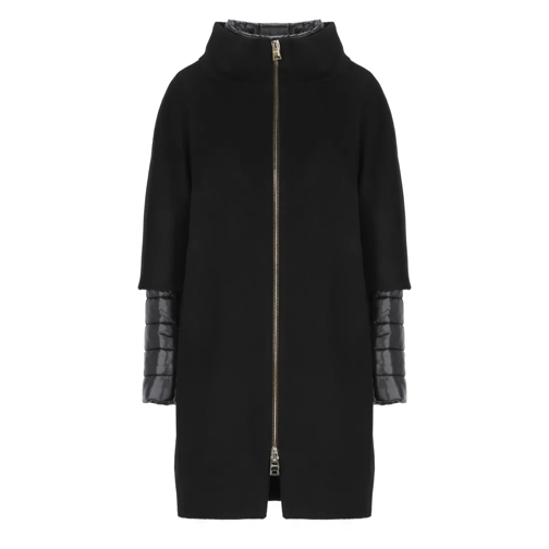 Herno Übergangsmäntel Virgin Wool Coat Black