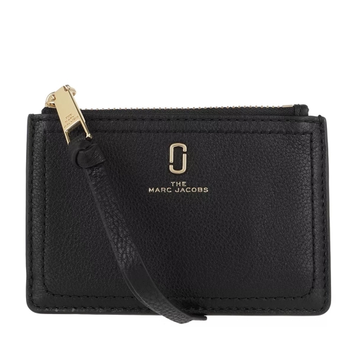 Marc Jacobs The Softshot Top-Zip Multi Wallet Black Porta carte di credito